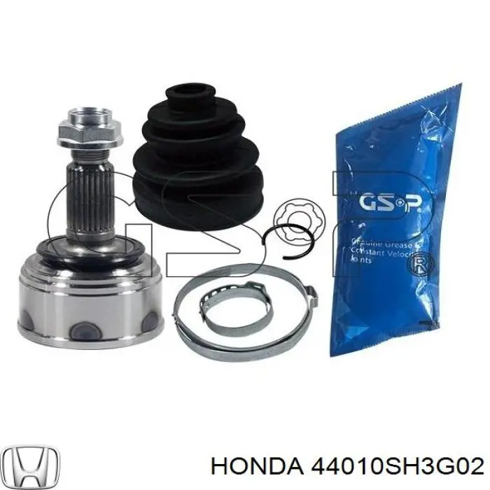 44010SH3G02 Honda árbol de transmisión delantero izquierdo