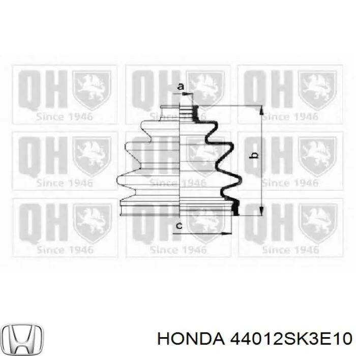 44012SK3E10 Honda fuelle, árbol de transmisión delantero exterior