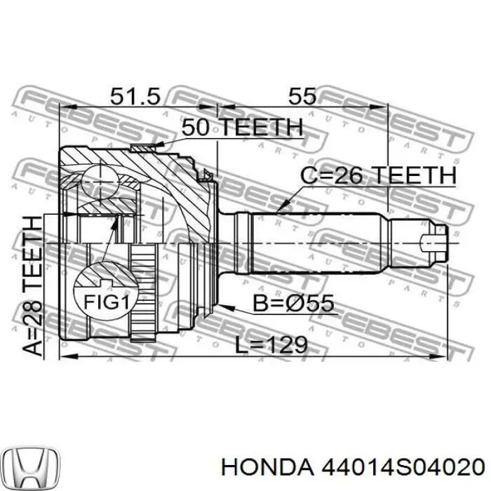 44014S04020 Honda