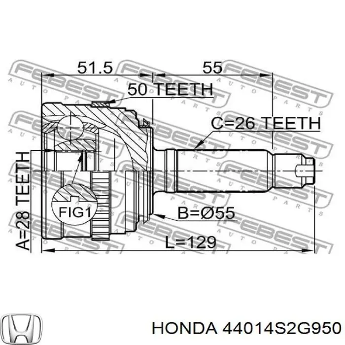 44014S2G950 Honda