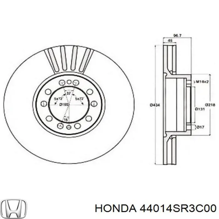 Junta homocinética exterior delantera Honda 44014SR3C00 precio, desde 34,99 EUR