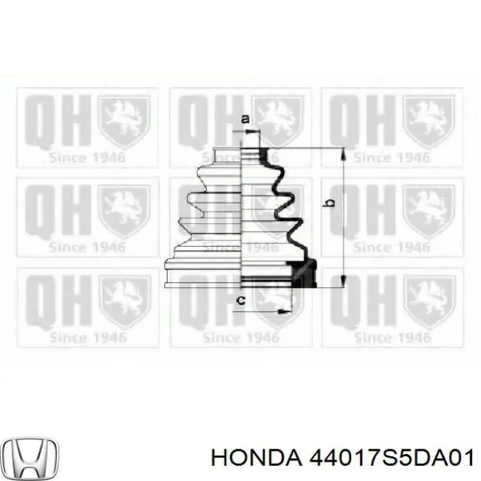 44017S5DA01 Honda fuelle, árbol de transmisión delantero interior
