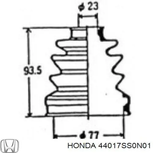 44017SS0N01 Honda