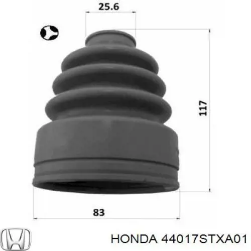 44017STXA01 Honda fuelle, árbol de transmisión delantero interior