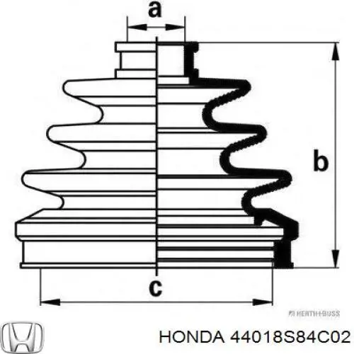 44018S84C02 Honda