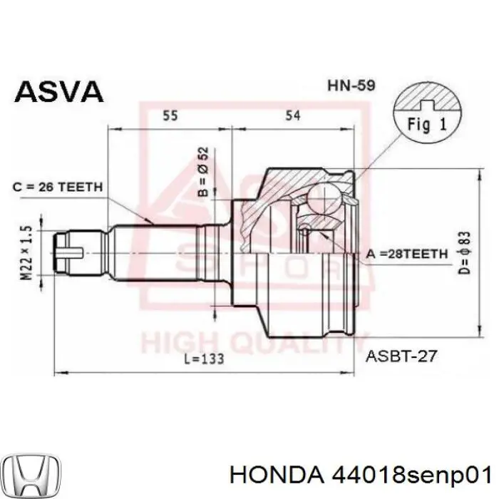 44018SENP01 Honda