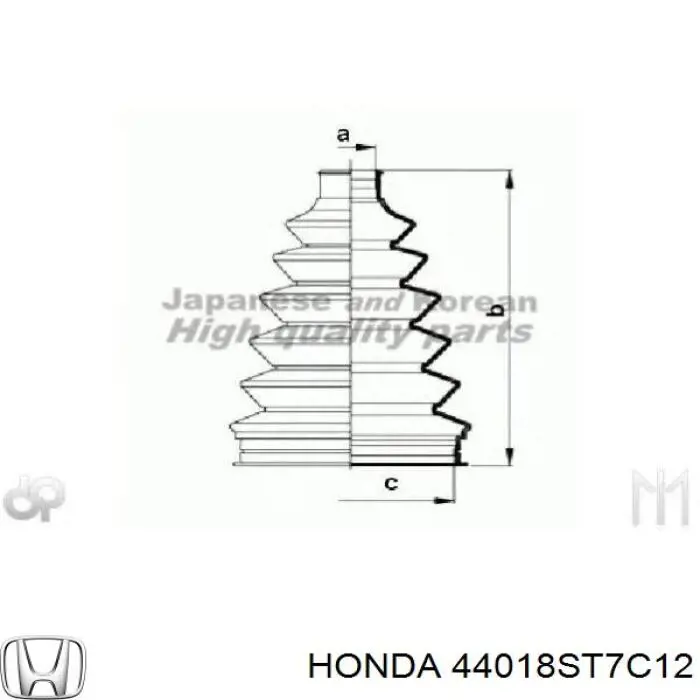Fuelle, árbol de transmisión delantero exterior para Honda HR-V (GH)