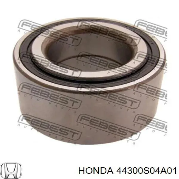 Cojinete de rueda delantero 44300S04A01 Honda
