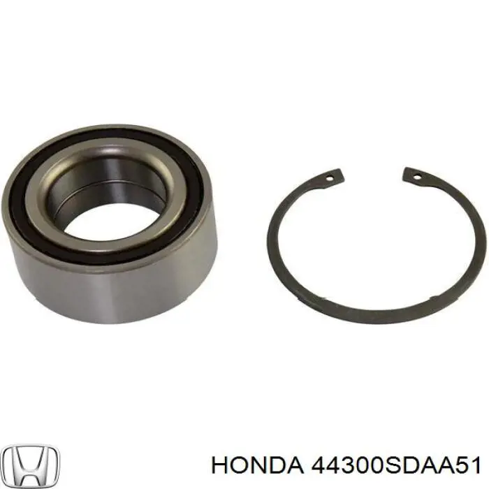 Cojinete de rueda delantero 44300SDAA51 Honda