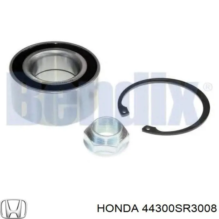 44300SR3008 Honda cojinete de rueda delantero