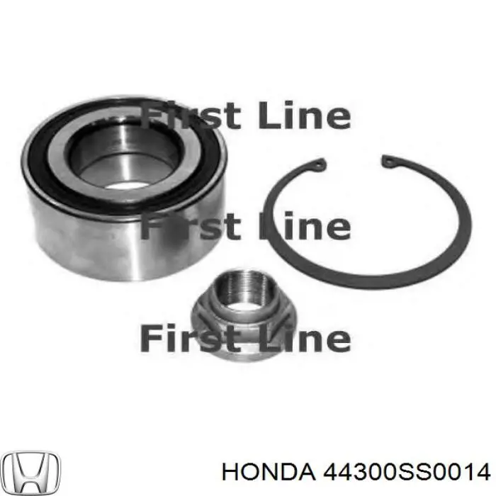 44300SS0014 Honda cojinete de rueda delantero