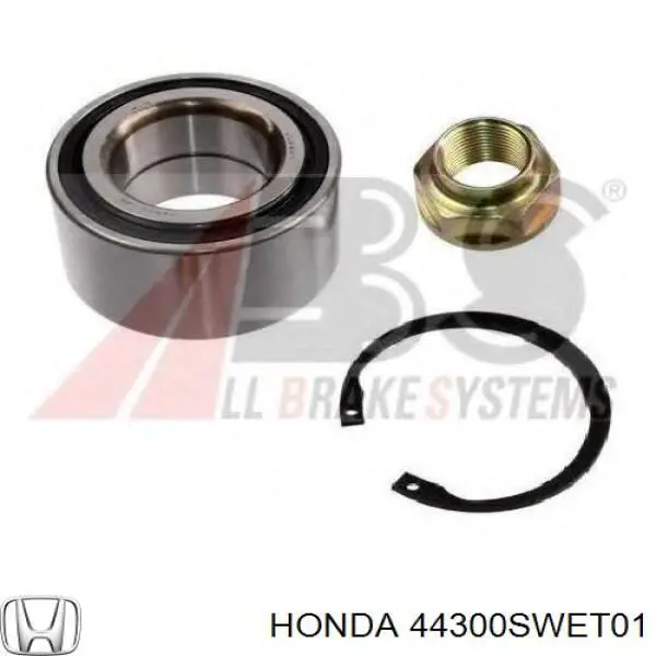 44300SWET01 Honda cojinete de rueda delantero