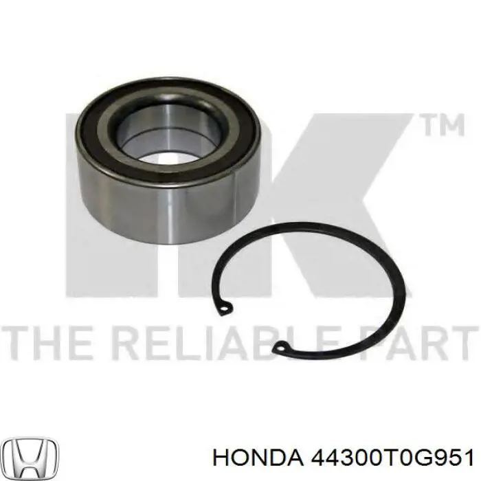 Cojinete de rueda delantero Honda 44300T0G951 precio, desde 93,78 EUR