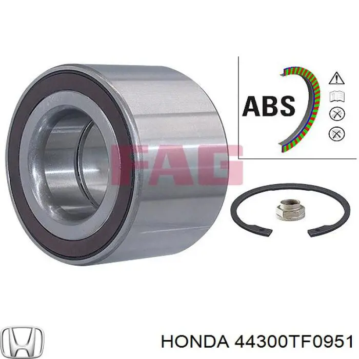 Cojinete de rueda delantero Honda 44300TF0951 precio, desde 29,34 EUR
