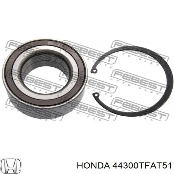 44300TFAT51 Honda cojinete de rueda delantero