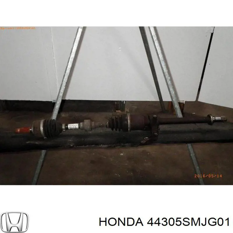 44305SMJG01 Honda Semieje delantero derecho
