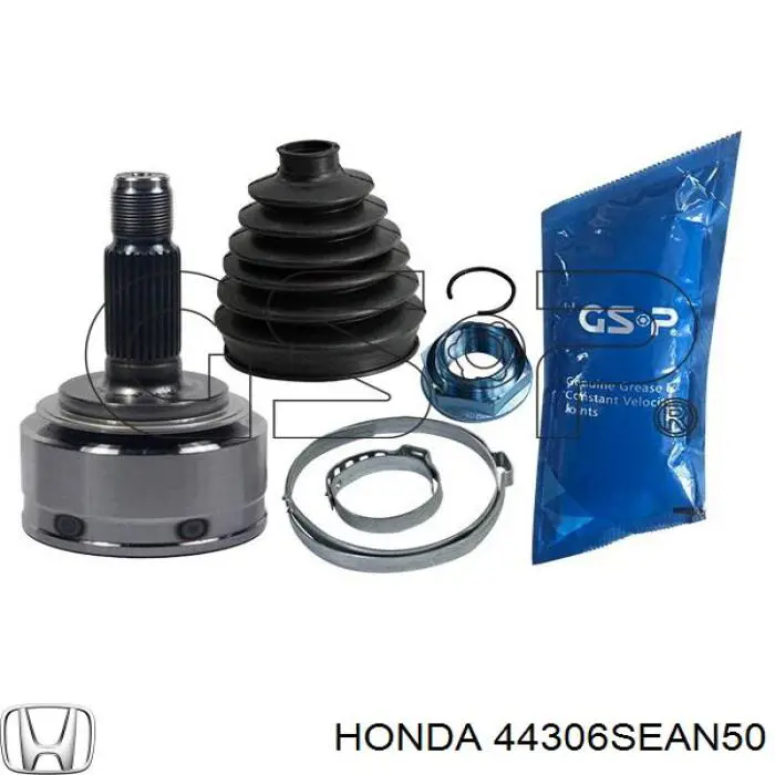 Semieje delantero izquierdo 44306SEAN50 Honda