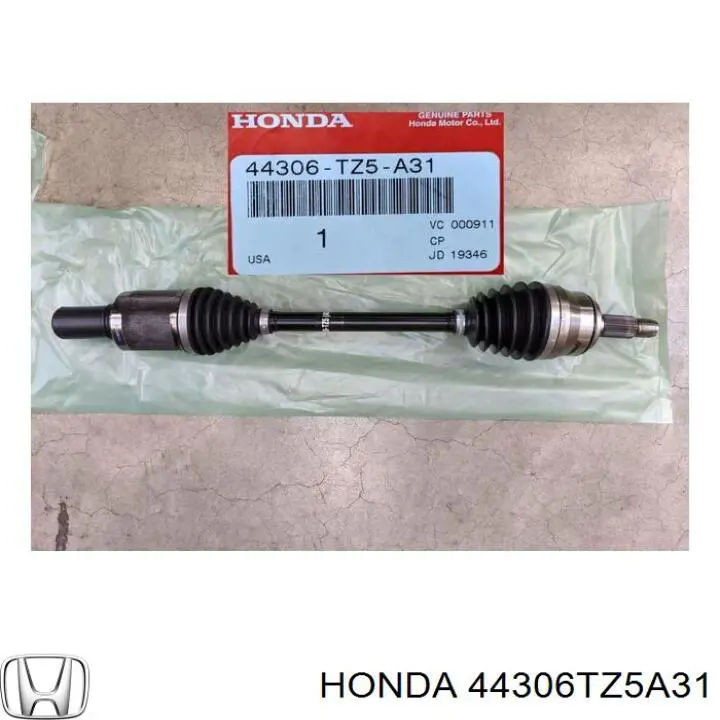 44306TZ5A31 Honda árbol de transmisión delantero izquierdo