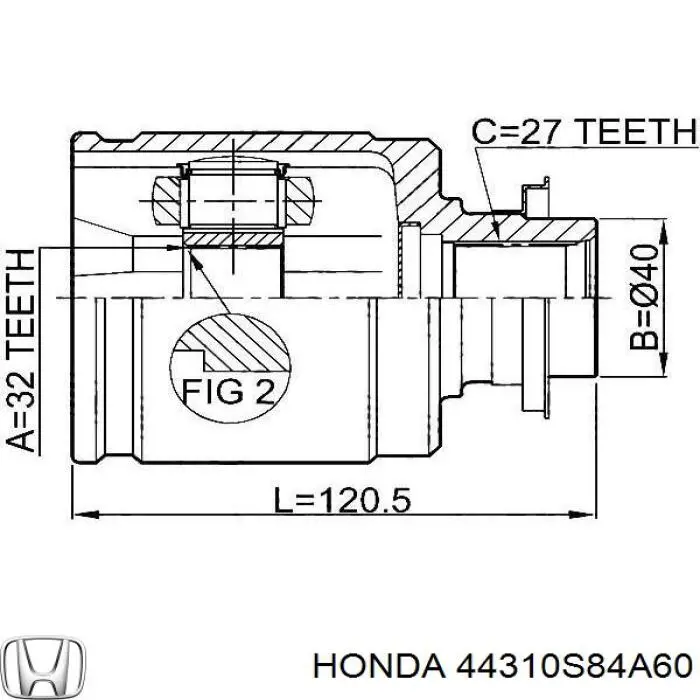 44310S84A60 Honda