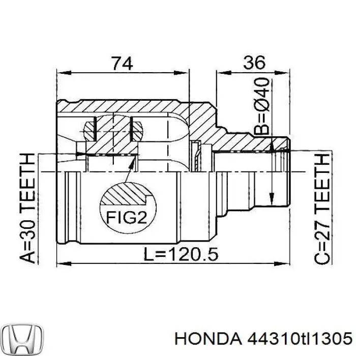 44310TL1305 Posterparts