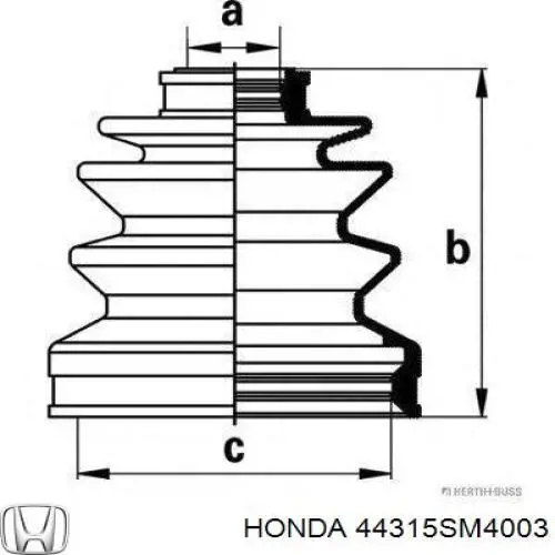 Comprar GD3622540 Honda Fuelle de semieje delantero interior