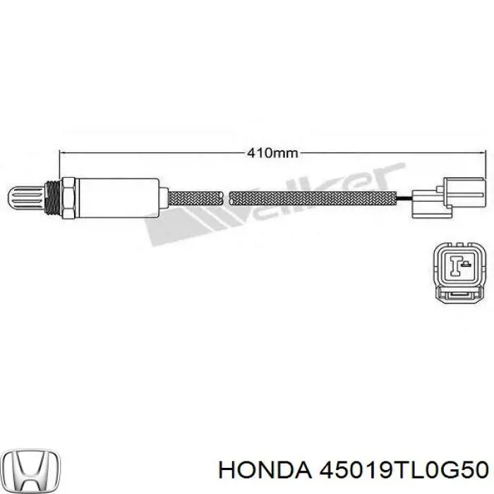 45019TL0G50 Honda pinza de freno delantera izquierda