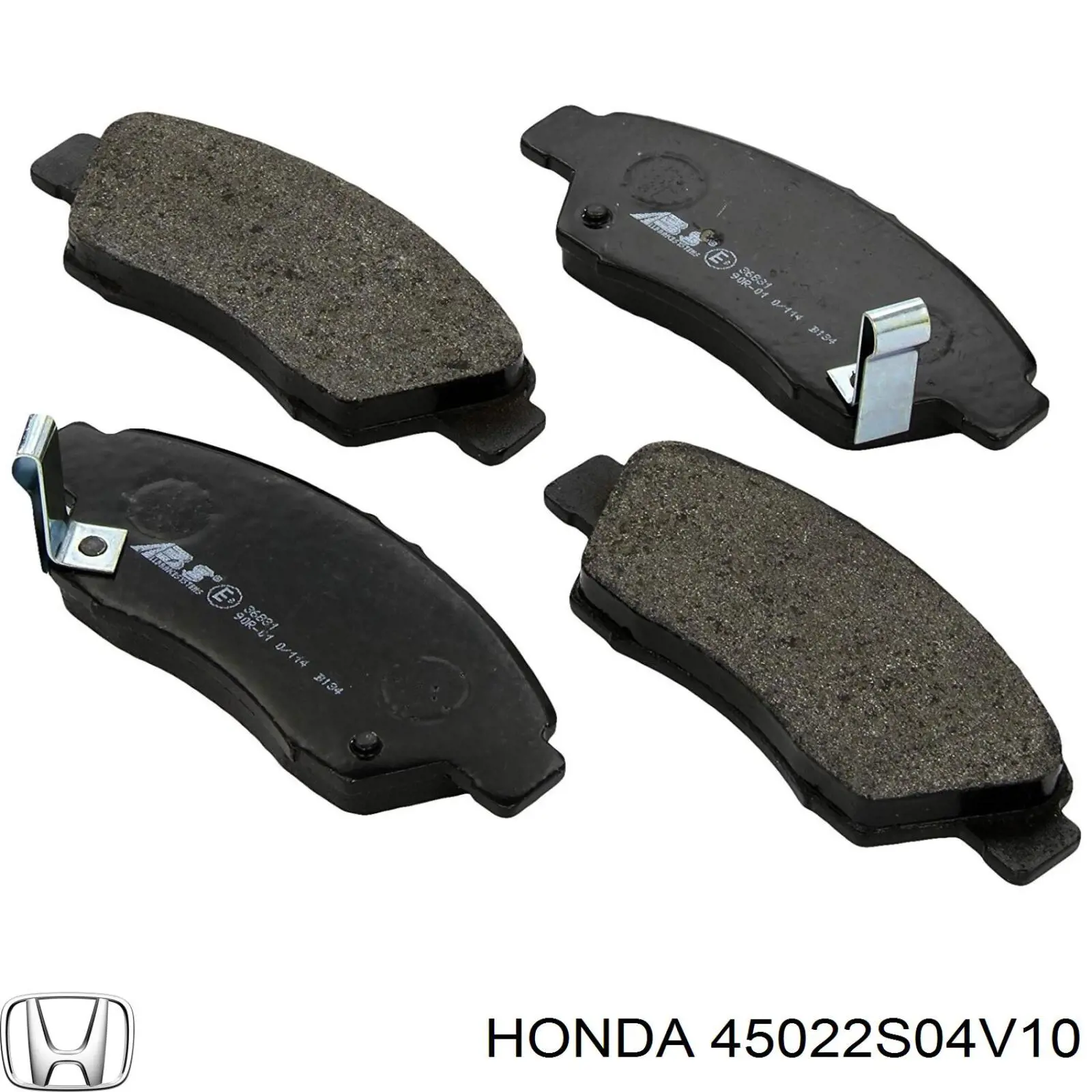 45022-S04-V10 Honda pastillas de freno delanteras