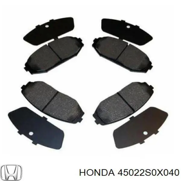 45022S0X030 Honda pastillas de freno delanteras