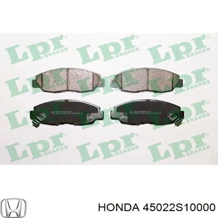 45022S10000 Honda pastillas de freno delanteras