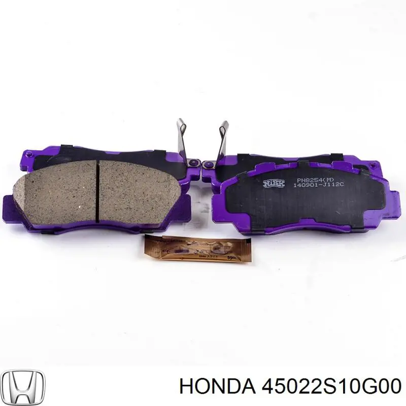 45022-S10-G00 Honda pastillas de freno delanteras