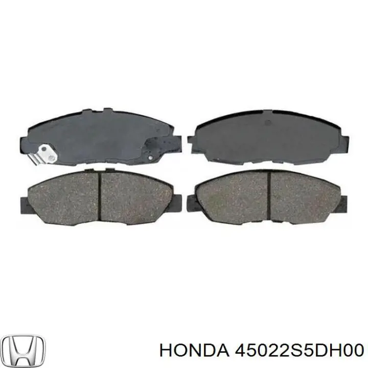 45022S5DH00 Honda pastillas de freno delanteras