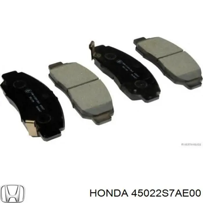45022-S7A-E00 Honda pastillas de freno delanteras