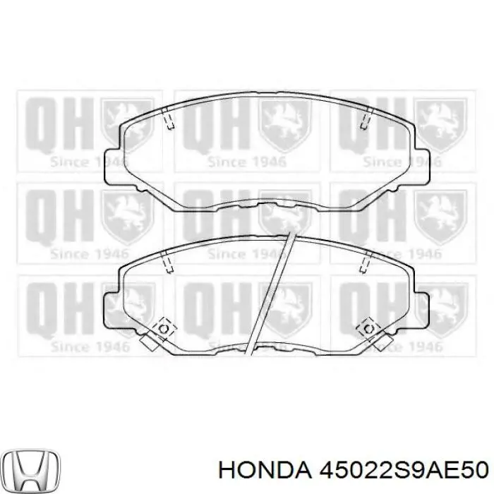 Pastillas freno delanteras Honda 45022S9AE50 precio, desde 32,88 EUR