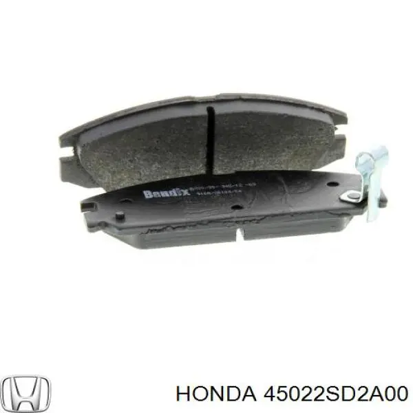 45022SD2A00 Honda pastillas de freno delanteras