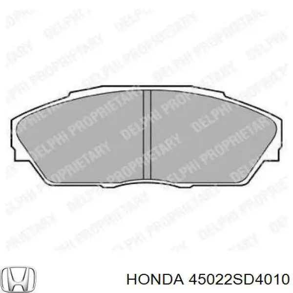 45022-SD4-010 Honda pastillas de freno delanteras
