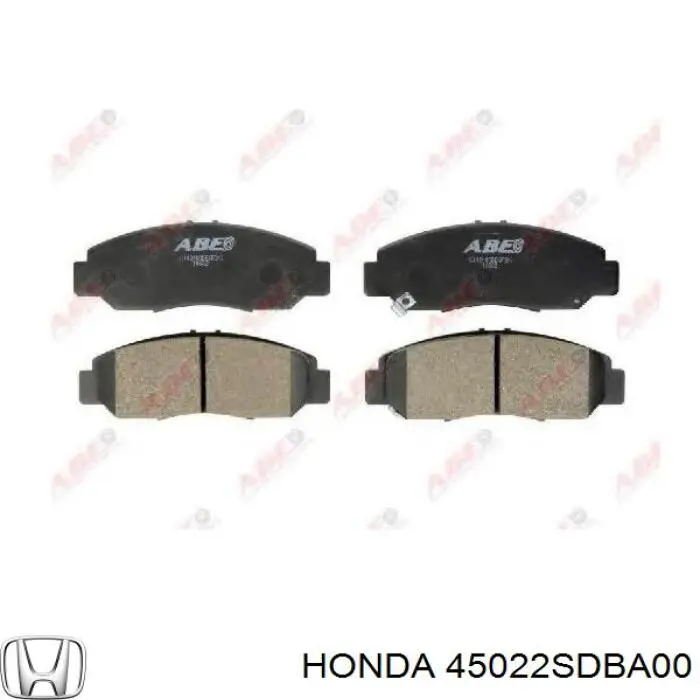 45022SDBA00 Honda pastillas de freno delanteras