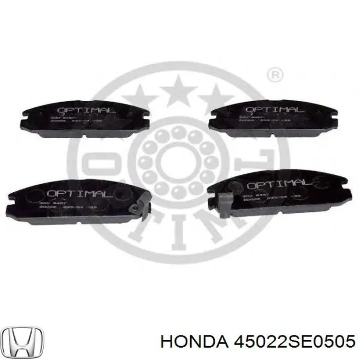 45022-SE0-505 Honda pastillas de freno delanteras