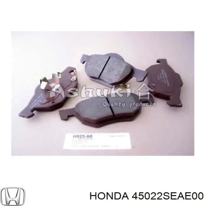 45022SEAE00 Honda pastillas de freno delanteras