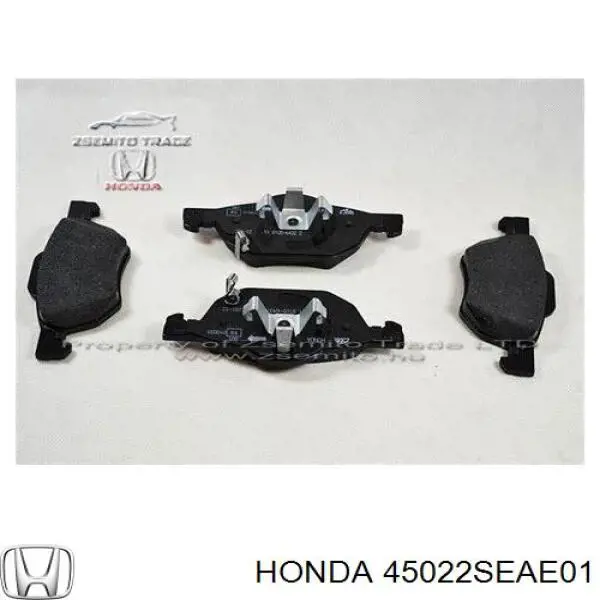 45022SEAE01 Honda pastillas de freno delanteras