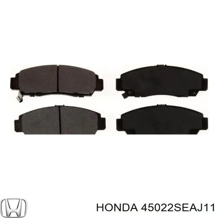 Comprar 45022SEAJ11 Honda Pastillas delanteras de freno