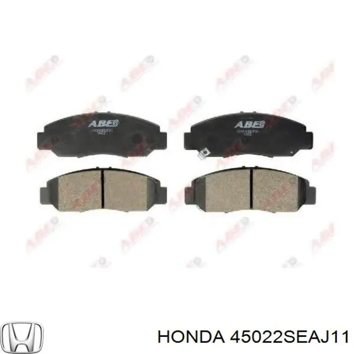 45022SEAJ11 Honda pastillas de freno delanteras