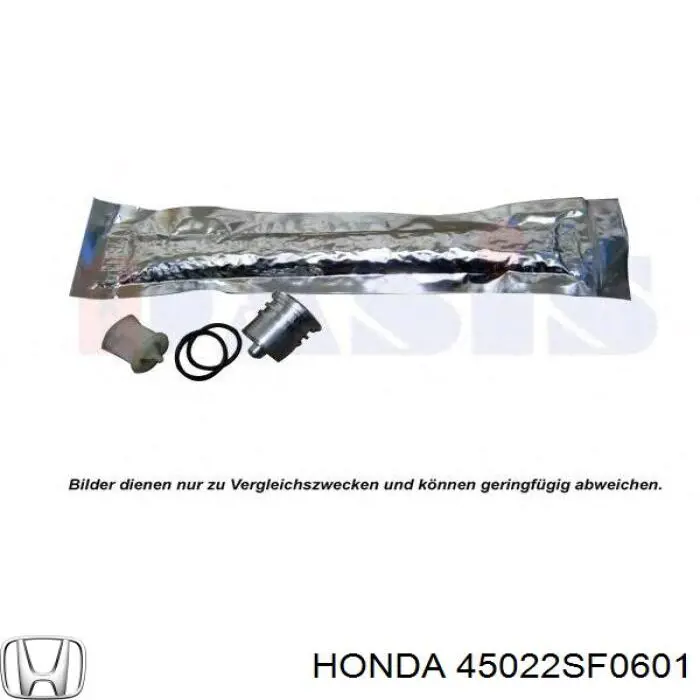 45022SF0601 Honda pastillas de freno delanteras