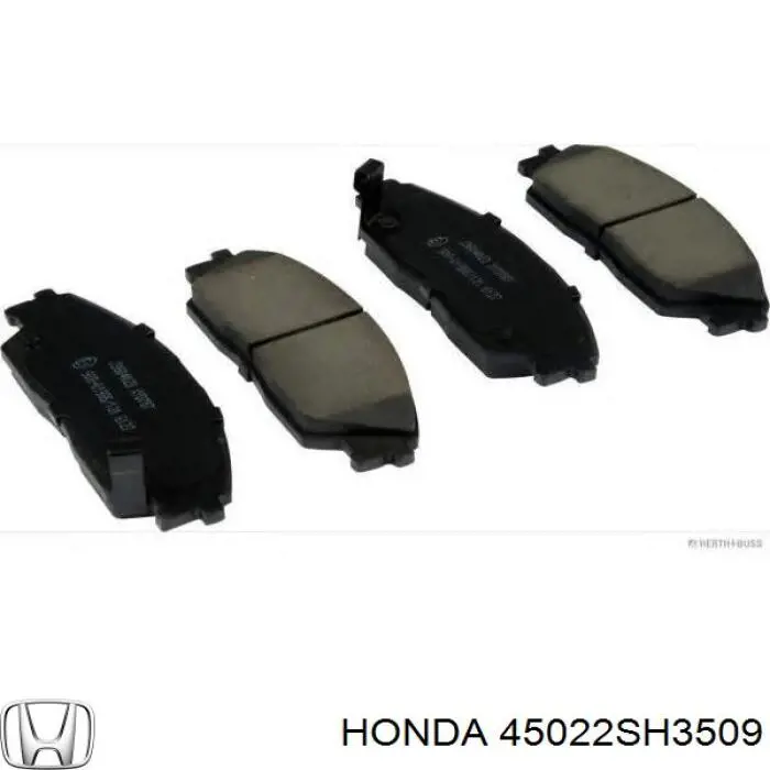 45022SH3509 Honda pastillas de freno delanteras