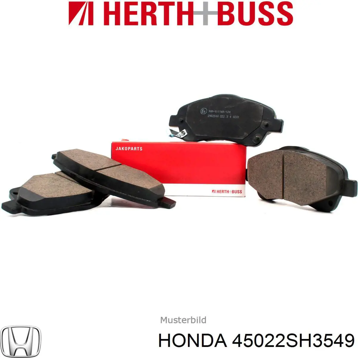 45022SH3549 Honda pastillas de freno delanteras