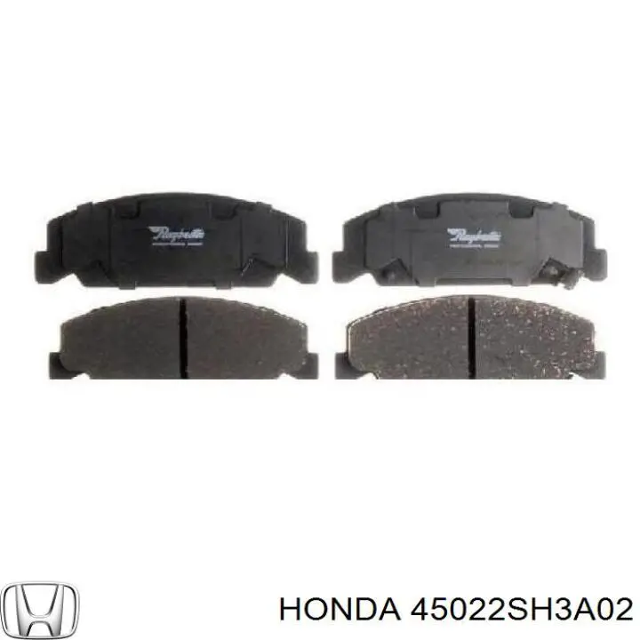 45022SH3A02 Honda pastillas de freno delanteras