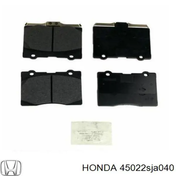 45022SJA040 Honda pastillas de freno delanteras