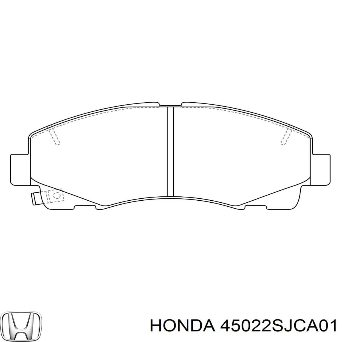 45022SJCA01 Honda pastillas de freno delanteras