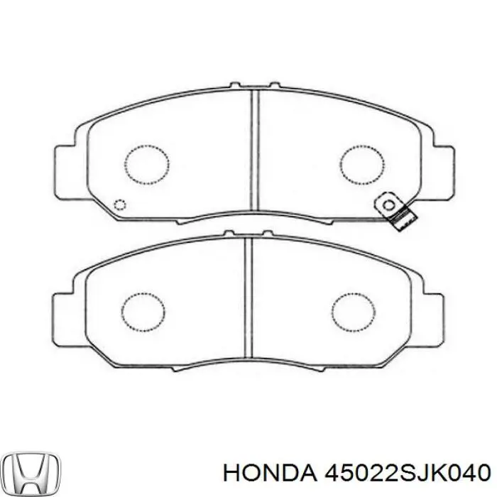 Pastillas freno delanteras Honda 45022SJK040 precio, desde 25,75 EUR