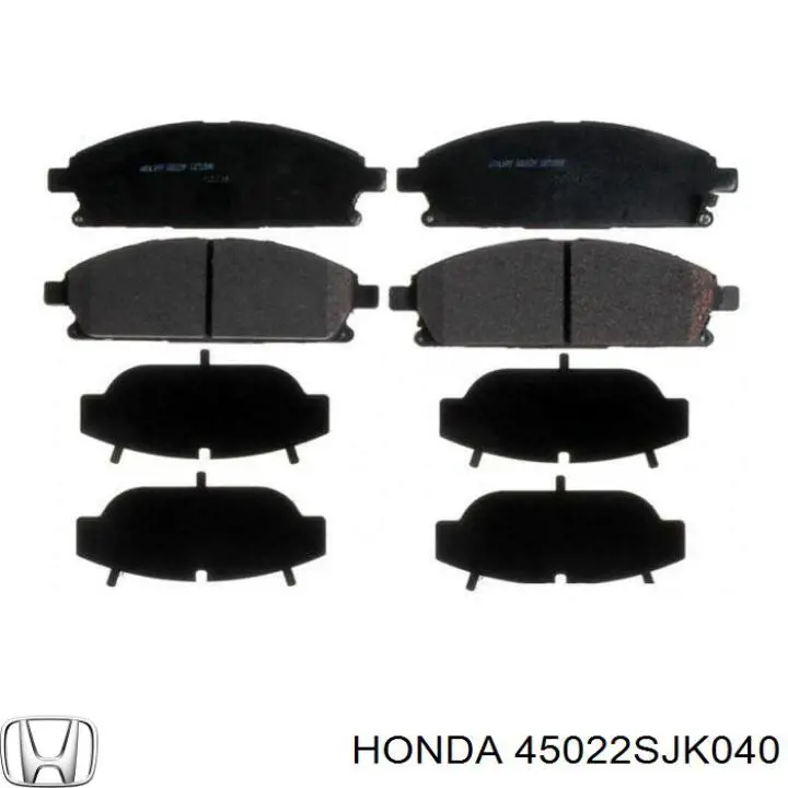 Pastillas de freno 45022SJK040 Honda