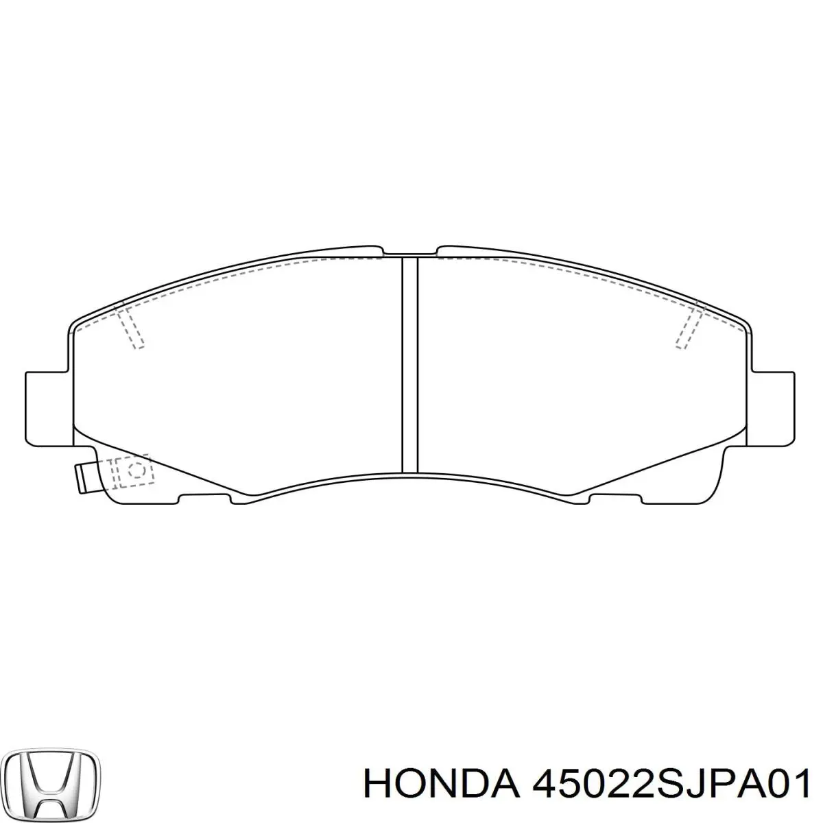 Pastillas freno delanteras Honda 45022SJPA01 precio, desde 36,22 EUR